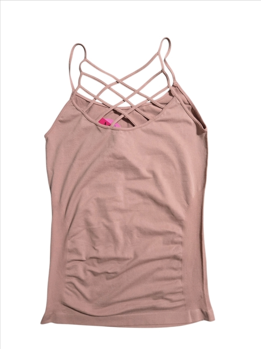 SKYLEE Collection Maternity One Size Camisole Tank Top Reversible Light Mauve